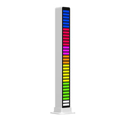 12724 Rhythm Lights, AGC Automatic Gain Control 32 Colorful RGB Light Adjustable Pickup Rhythm Lights, RGB LED Voice-Activated Rhythm Light Car Home Sound Control Ambient Light (1 Pc)