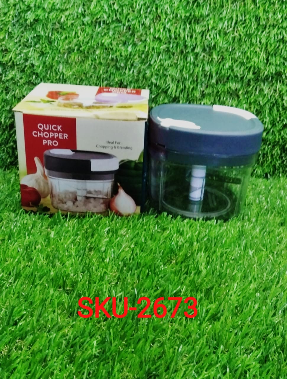 2673 Handy Chopper and Slicer Used Widely for chopping and Slicing of Fruits, Vegetables, Cheese Etc. Including All Kitchen Purposes