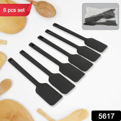 5617 Silicone Spatula, Heat-Resistant Spatulas, Kitchen Spatula, Silicone Dough Scraper, For Cooking and Baking (6 Pcs Set / 28 cm)
