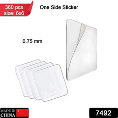 7492 SELF ADHESIVE TAPE ONE SIDED HEAVY DUTY TAP FOR WALL, KITCHEN, OFFICE, WALL, CAR | STICKERS FOR HOME (0.75MM\360PC)