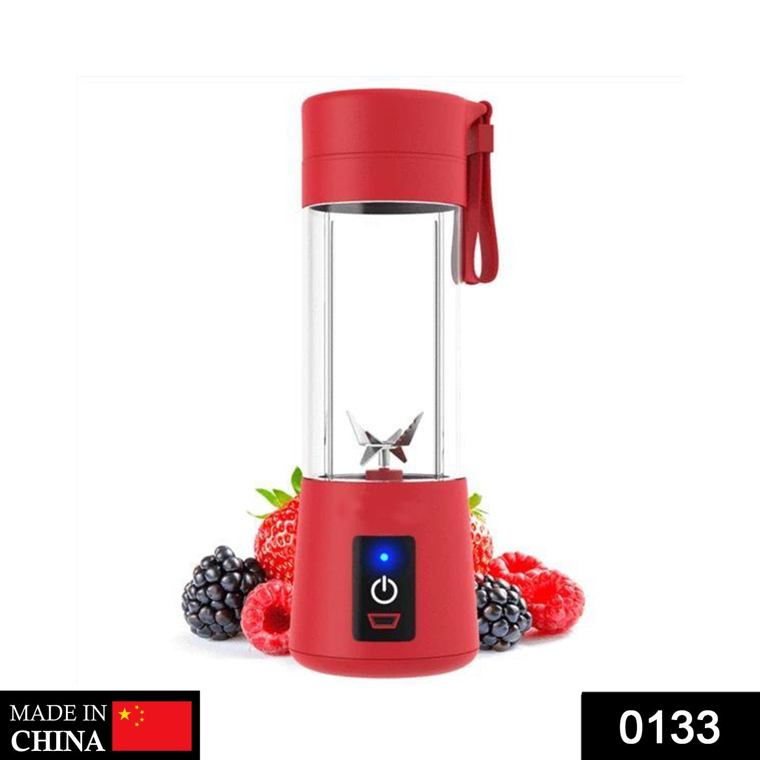 0133 Portable USB Electric Juicer - 6 Blades (Protein Shaker) DeoDap