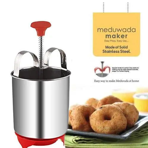 Kitchen Appliances - Medu Wada Vada Donut Maker Dispenser, Meduwada Stainless Steel MENDUVADA