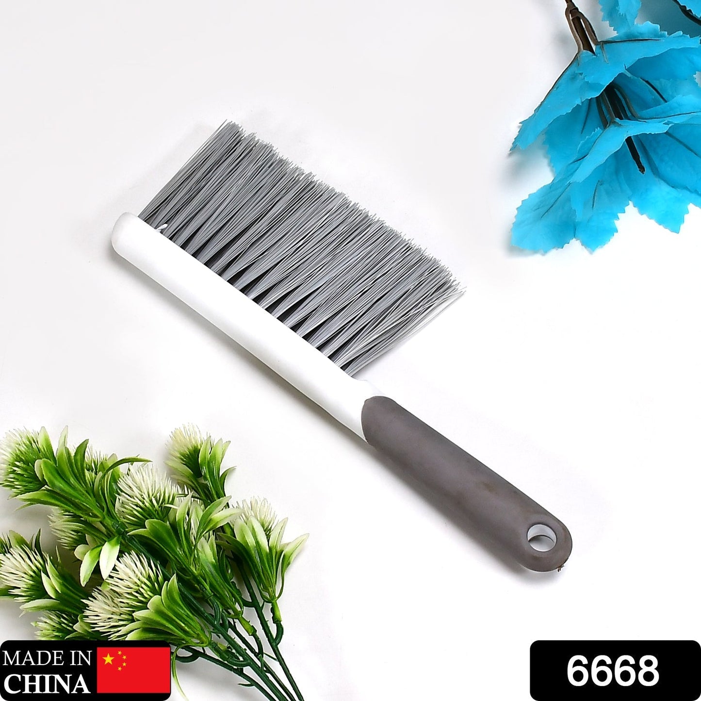 6668 Small Broom Brush With Comfort Grip Handle and Hanging Hole Cleaning Brush DeoDap