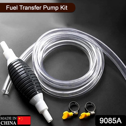 9085A Fuel Transfer Pump Kit, High Flow Siphon Hand Oil Pump, Portable Manual Car Fuel Pump for Petrol Diesel Oil Liquid Water Transfer Pump DeoDap