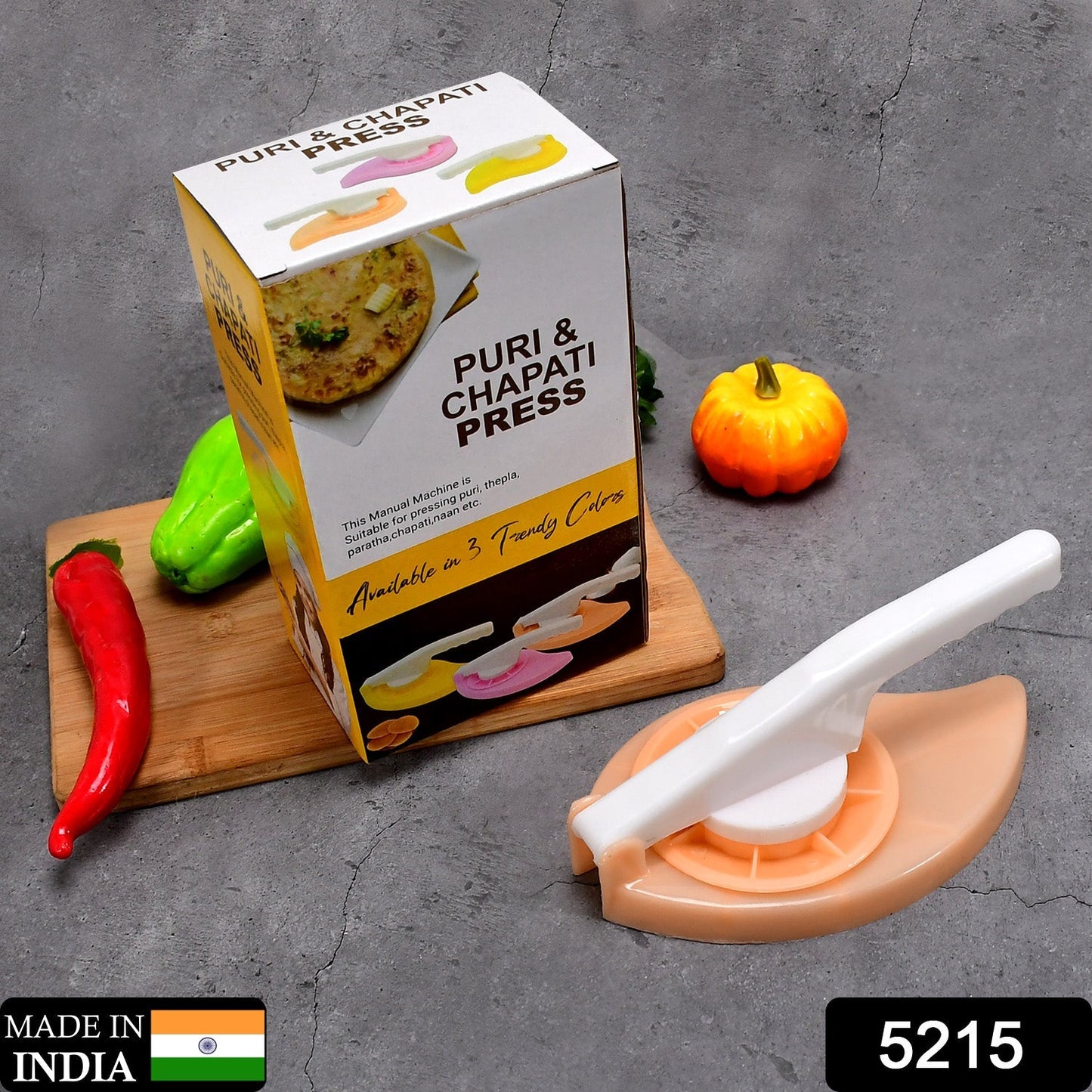 5215 Puri Chapati Press Machine Plastic For  Kitchen Use ( 1 pcs )
