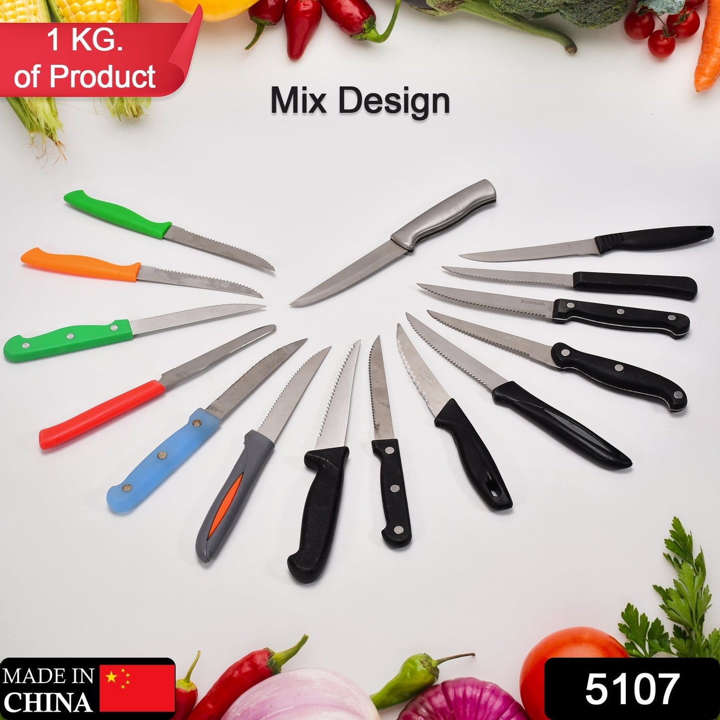 5107 1 Kg All Type Mix Knife For Home & Kitchen Use DeoDap