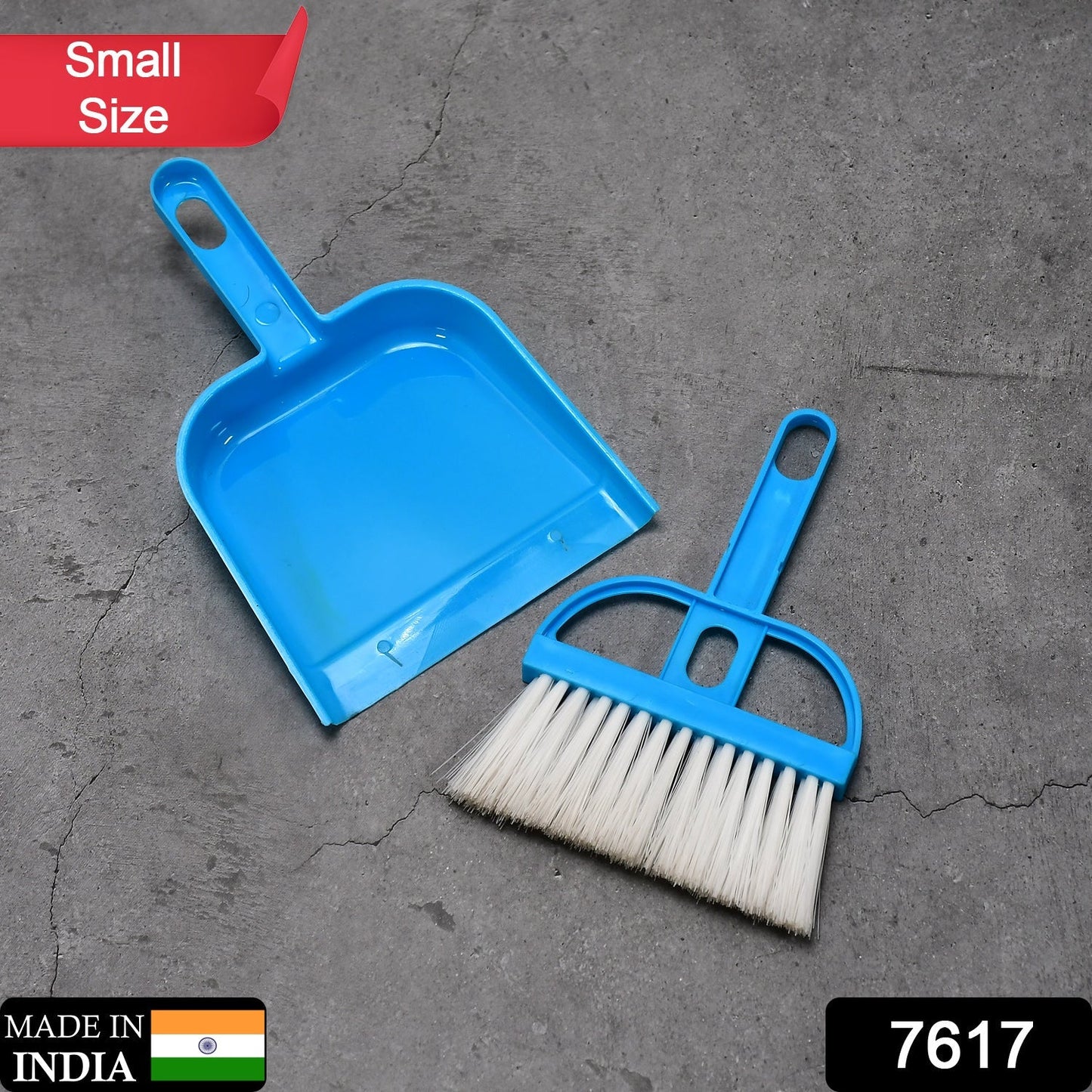 7617 Mini Dustpan Supdi with Brush Broom Set for Multipurpose Cleaning DeoDap