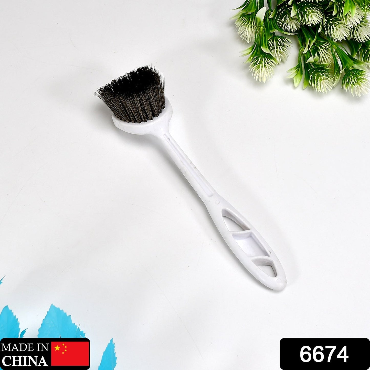6674 Steel Wire Cleaning Brush With Big Handle DeoDap