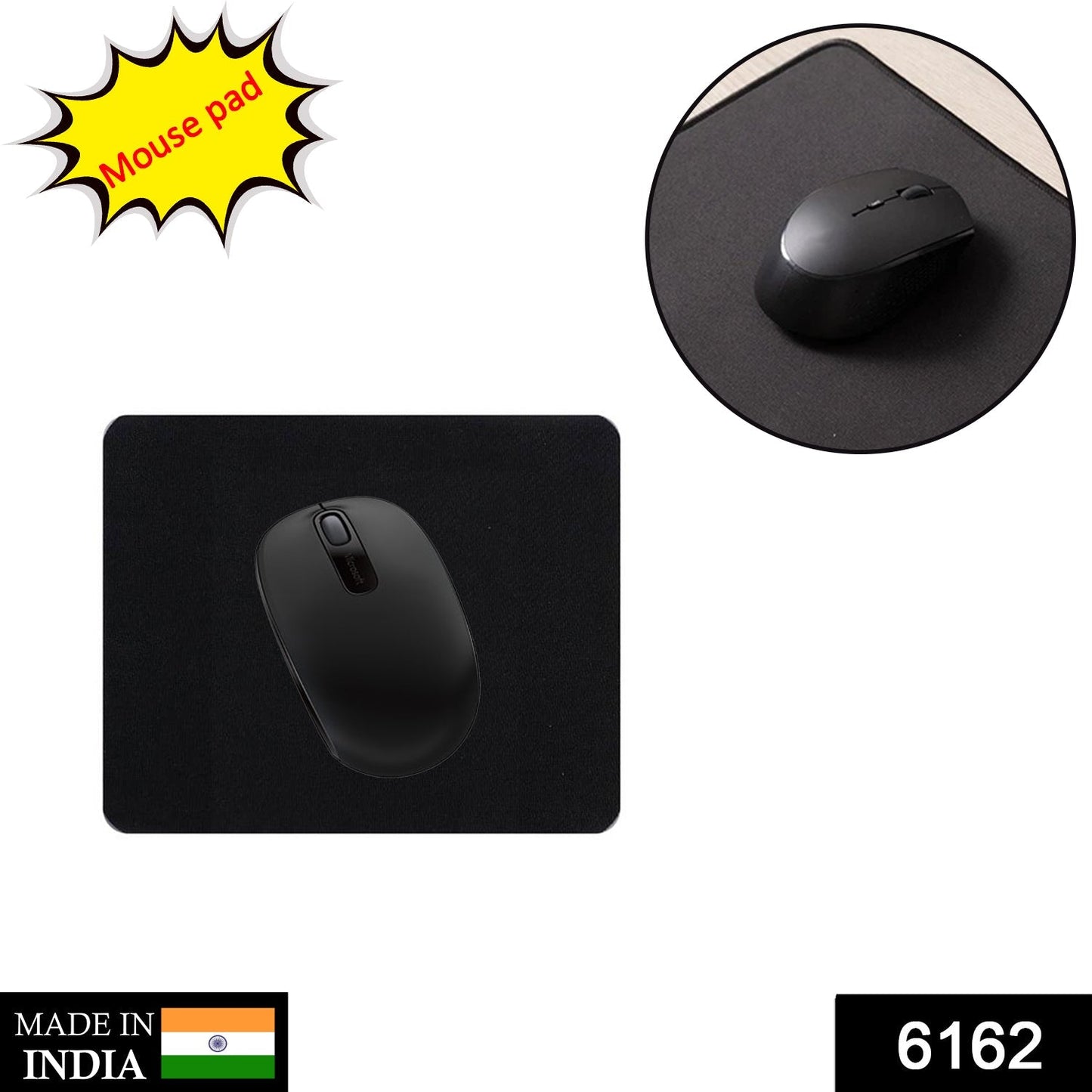 6162 Simple Mouse Pad Used For Mouse While Using Computer. DeoDap