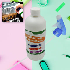 0310 Kitchen Cleaner Spray Oil & Grease Stain Remover Stove & Chimney Cleaner Spray Non-Flammable Nontoxic Magic Degreaser Spray for Kitchen Gas Stove Cleaning Spray (Approx 500ML)