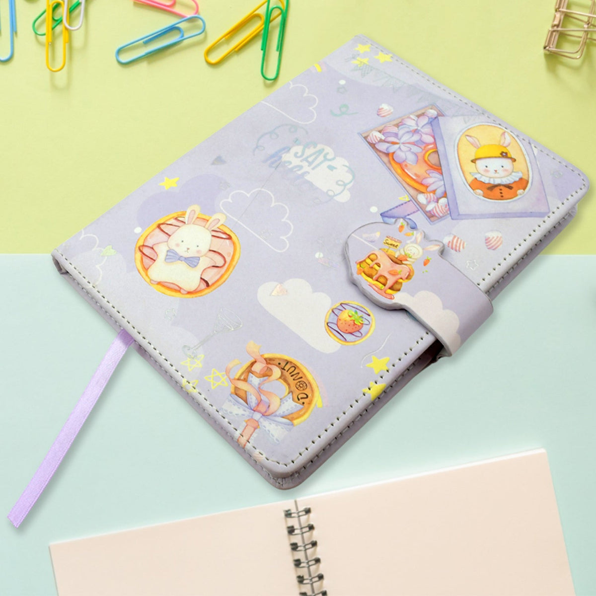 4117 Notebook Diary Budget Books Office Accessories Notepad Journals School Students Diary Portable Travel Hand Books,  Notebooks for Girls Diary Notepad for College Students Stationary Items Best Birthday Return Gifts ( 12.4x16.8 CM / 112 Pages)