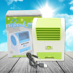6499 Portable Air Cooler-Rechargeable Personal with Duration Desk Cooling Fan USB/Battery Powered Desk PC Laptop Air Conditioner Cooler for Home, Bedroom, Travel, and Office