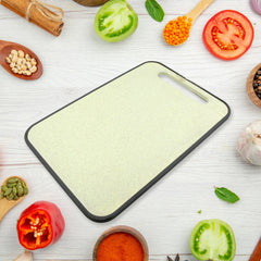 2053 Plastic Big Size Kitchen Chopping Board Household Cutting Board Knife Board Vegetable Cutting and Fruit Multi-purpose Plastic Sticky Board Cutting board (37x25Cm)