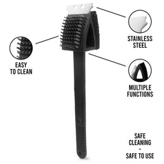 6659 Silicone Toilet Brush with Slim Holder Flex Toilet Brush Anti-drip Set Toilet Bowl Cleaner Brush, DeoDap