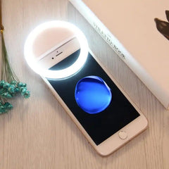 4786 Selfie Flash Ring Light with 3 Level of Brightness,Selfie Ring Light used for applying bright shade over face during taking selfies and making videos for Photography Video Calling for Smart Phones Tablet (1 Pc)