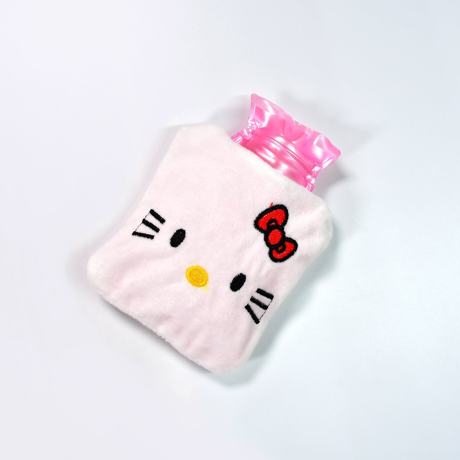 6526 White Hello Kitty small Hot Water Bag with Cover for Pain Relief, Neck, Shoulder Pain and Hand, Feet Warmer, Menstrual Cramps. DeoDap