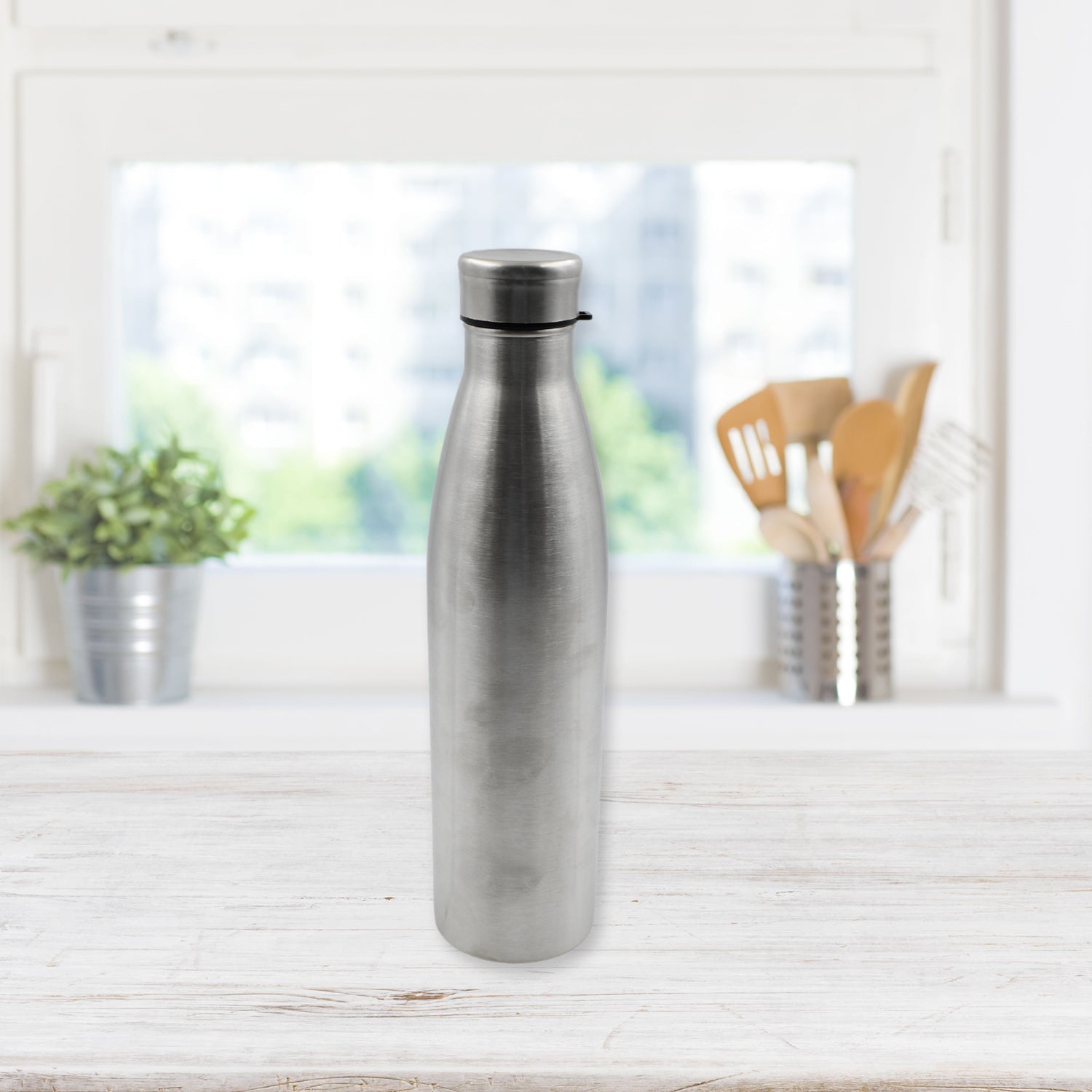 6857  Water Bottle for Office, Thermal Flask, Stainless Steel Water Bottles, Fridge Water Bottle, Hot & Cold Drinks, BPA Free, Leakproof, Portable For office/Gym/School 1000 ML
