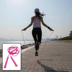 0648  3m Plastic adjustable wire skipping, skip high speed jump rope cross fit fitness equipment exercise workout
