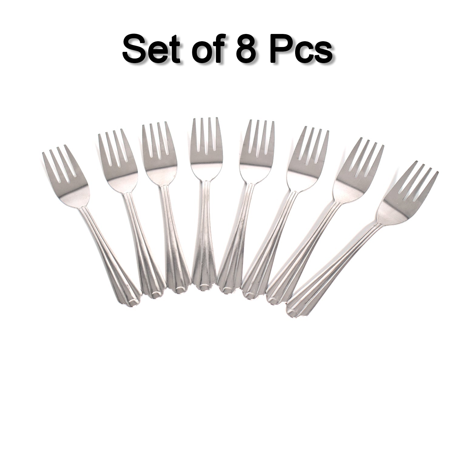 2775 Small Dinner Fork for home and kitchen. (set of 8Pc) DeoDap