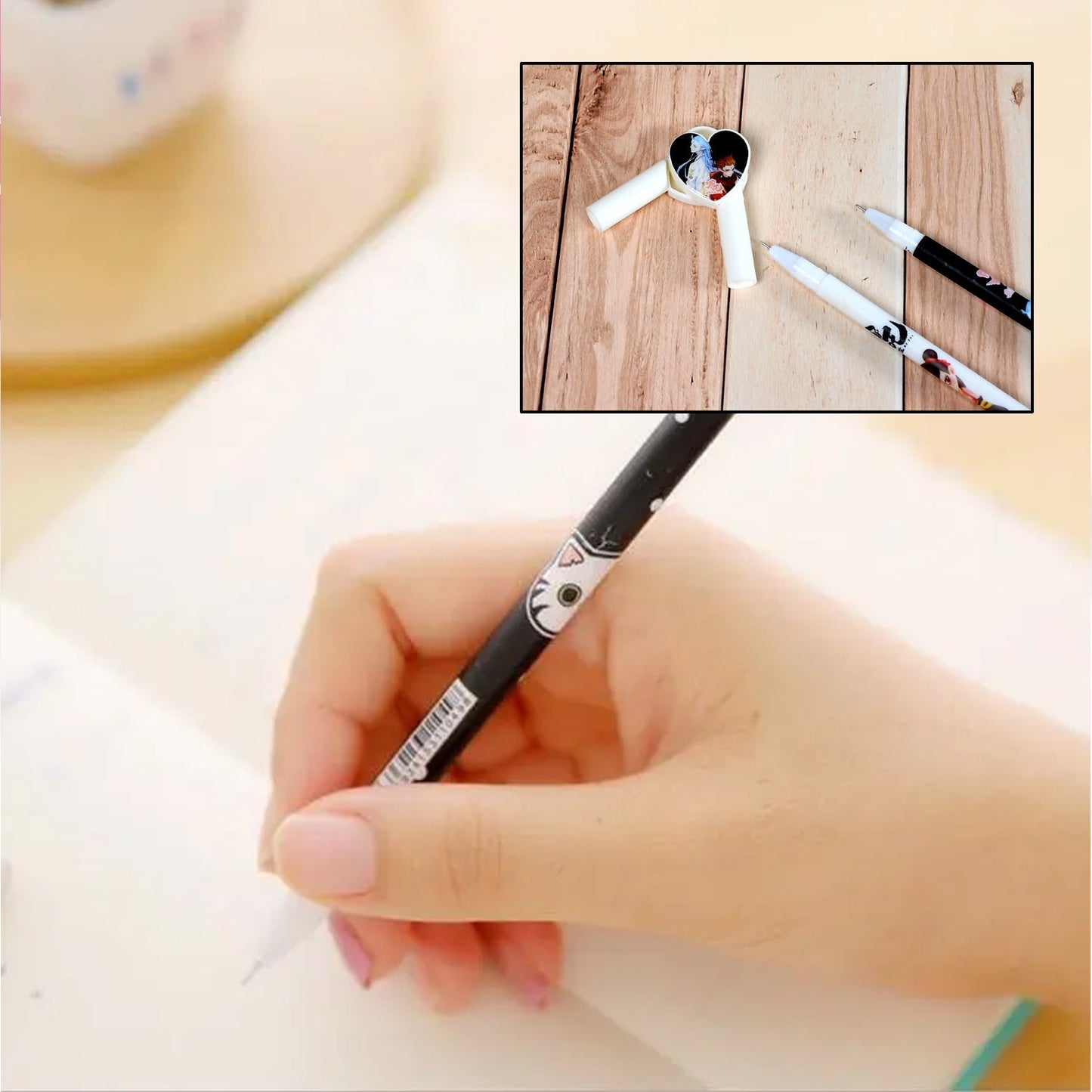1170 2 in 1 Heart Pen Writing  2 Pen Smooth Writing & Best New Style Children Ball Pen For School & Office Use Pen DeoDap