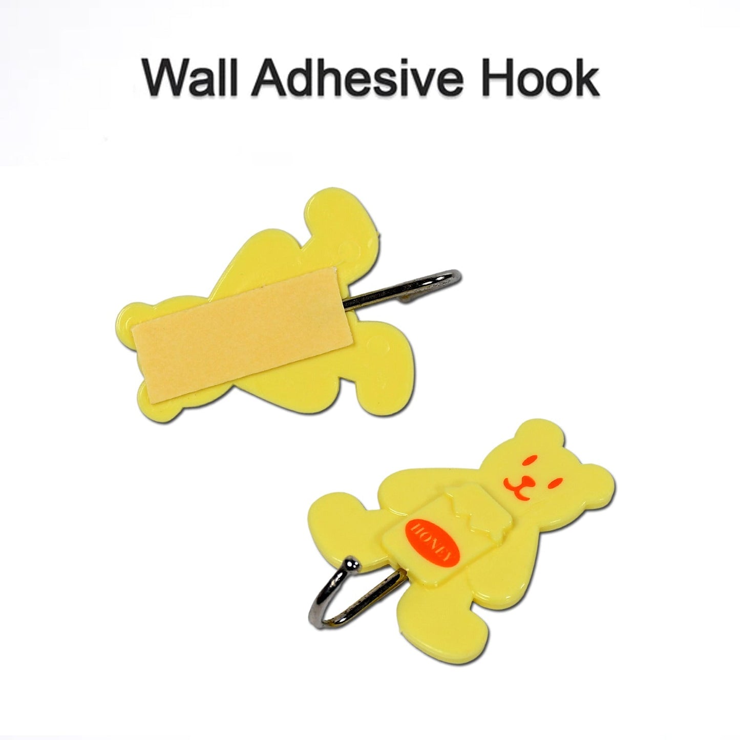 4498 Teddy Bear Strong Adhesive Hook Wall Hooks High Quality Premium Hook For Home , Office , & Multiuse Hook ( 1 Pkt ) DeoDap