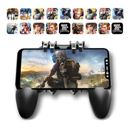6373 Portable Mobile Game Pad Controller with 4 Triggers For All Games Use of Survival Mobile Controller DeoDap
