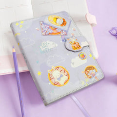 4117 Notebook Diary Budget Books Office Accessories Notepad Journals School Students Diary Portable Travel Hand Books,  Notebooks for Girls Diary Notepad for College Students Stationary Items Best Birthday Return Gifts ( 12.4x16.8 CM / 112 Pages)