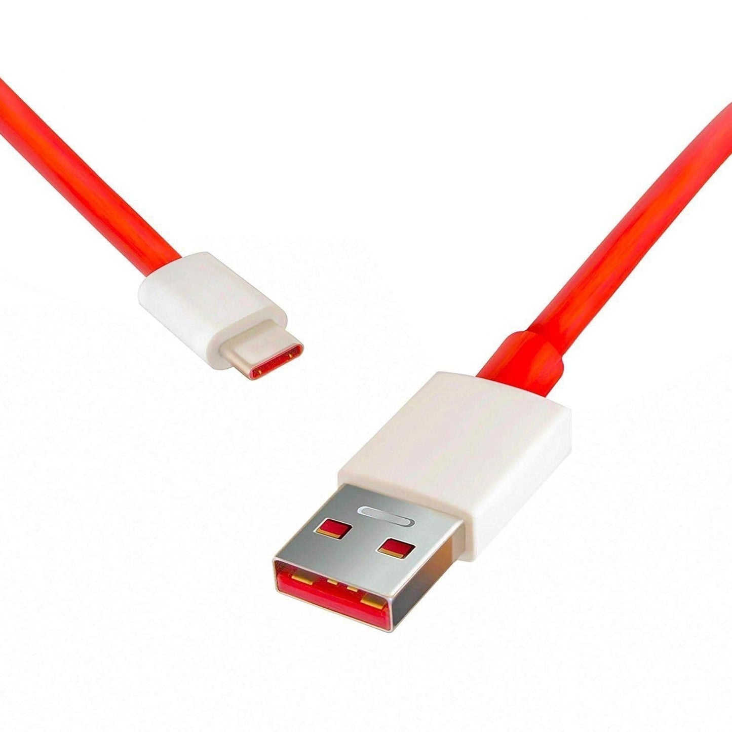 6036 Unique Type C Dash Charging USB Data Cable | Fast Charging Cable | Data Transfer Cable For All C Type Mobile Use 1 Meter ( RED ) DeoDap