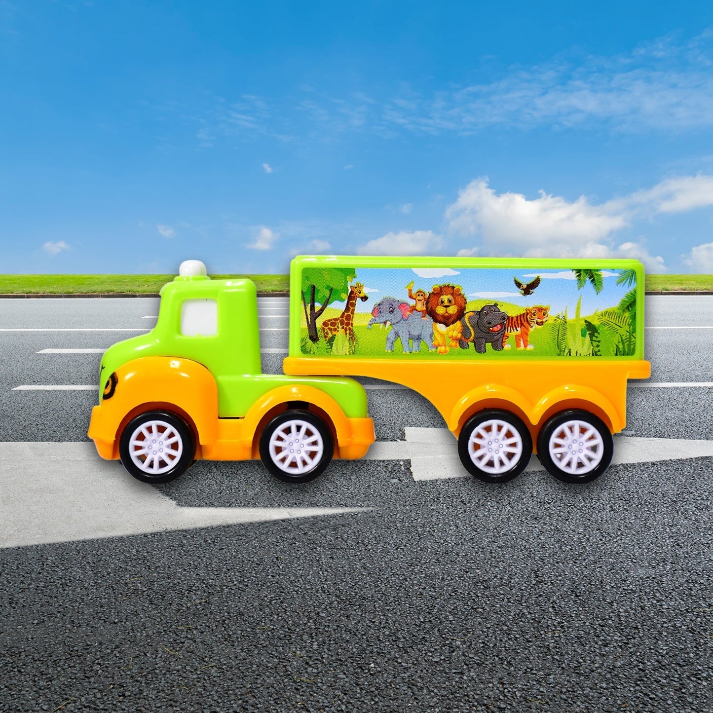 8052 Small Green and yellow Toy Truck. DeoDap