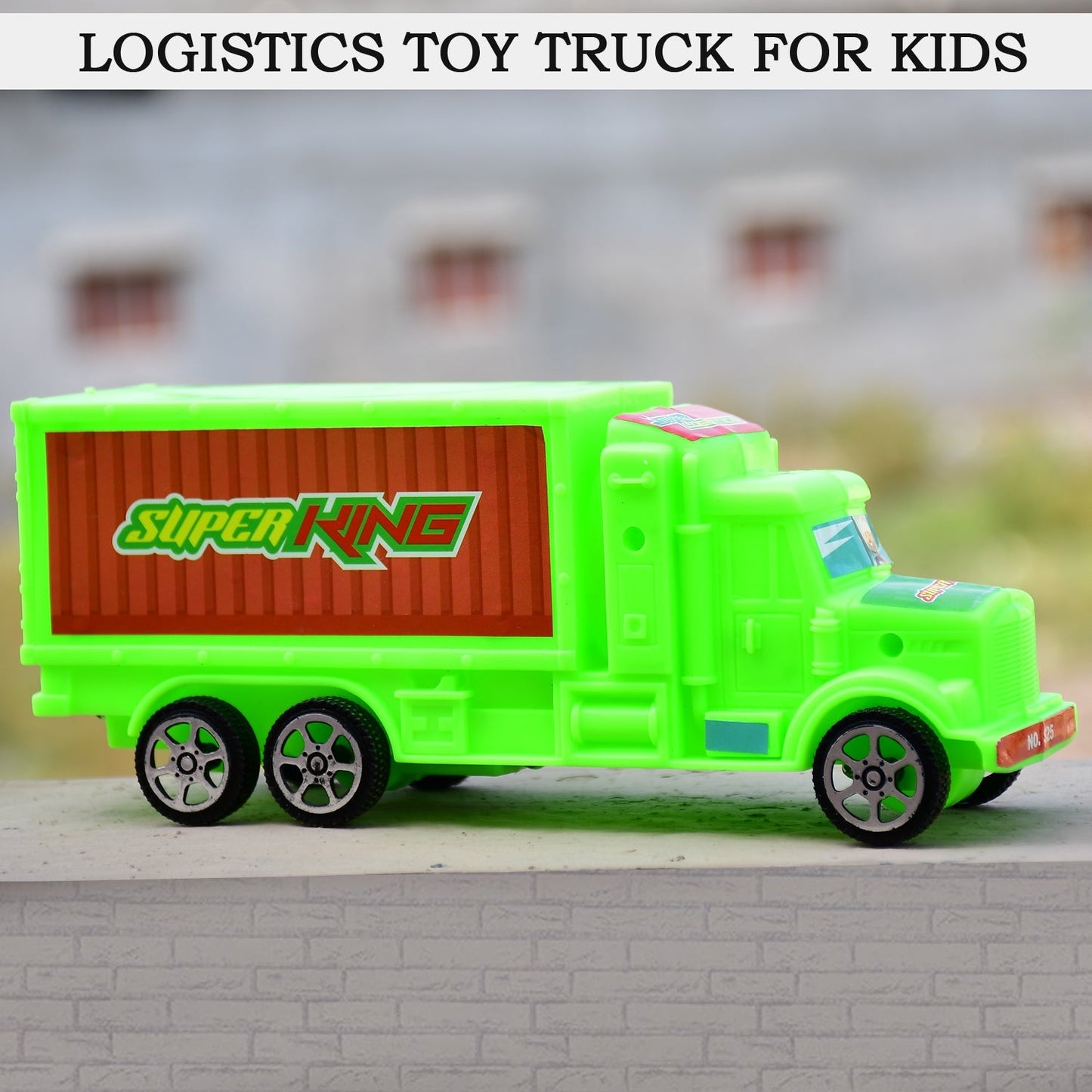 4467 Plastic Container Cargo Truck toy for kids DeoDap