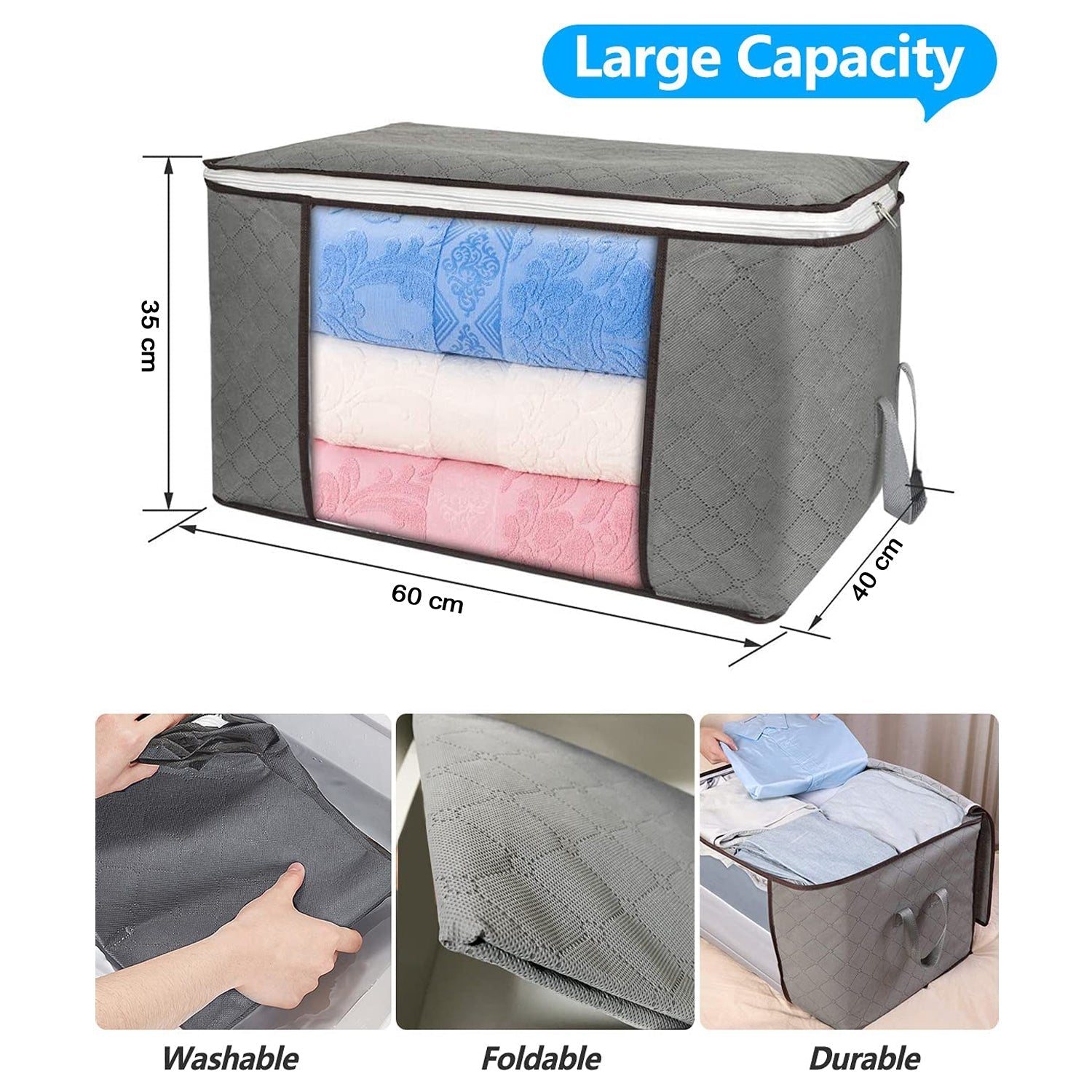 6111 Travelling Storage Bag used in storing all types cloths and stuffs for travelling purposes in all kind of needs. DeoDap