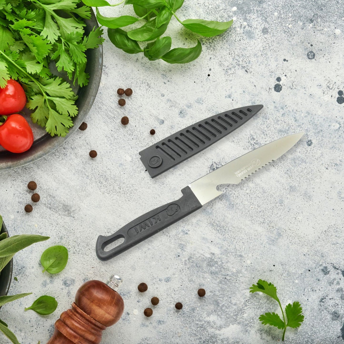 5813  Premium Plastic Chopping Board & Steel Knife Vegetable Chopping Board With Knife  Cutting Board for Kitchen Chopper Fruit and Vegetable Cutter Chopper Plastic (3 Pc Set)