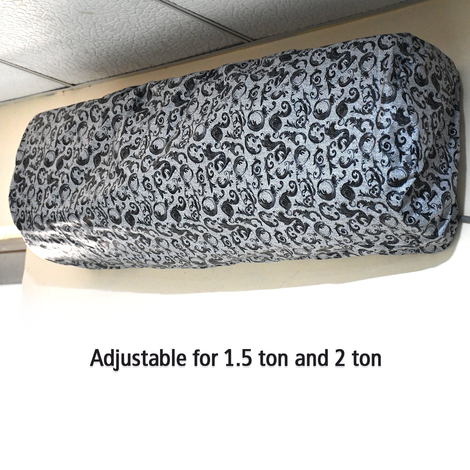 7207 Stretchable AC Cover Protection from Dusts, Insects and Corrosion | Winter Friendly Cover DeoDap