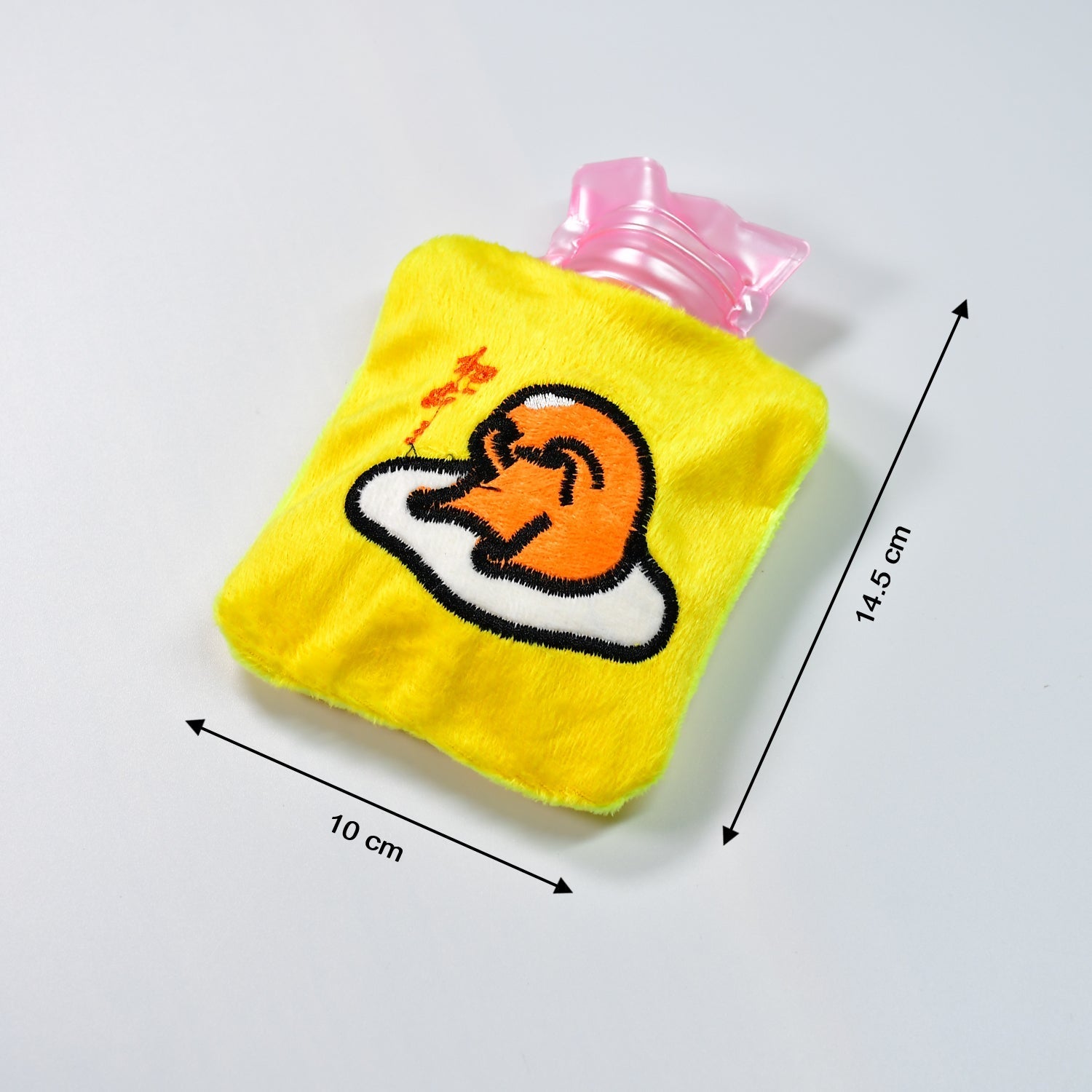 6515 Yellow Duck Head Small Hot Water Bag with Cover for Pain Relief, Neck, Shoulder Pain and Hand, Feet Warmer, Menstrual Cramps. DeoDap
