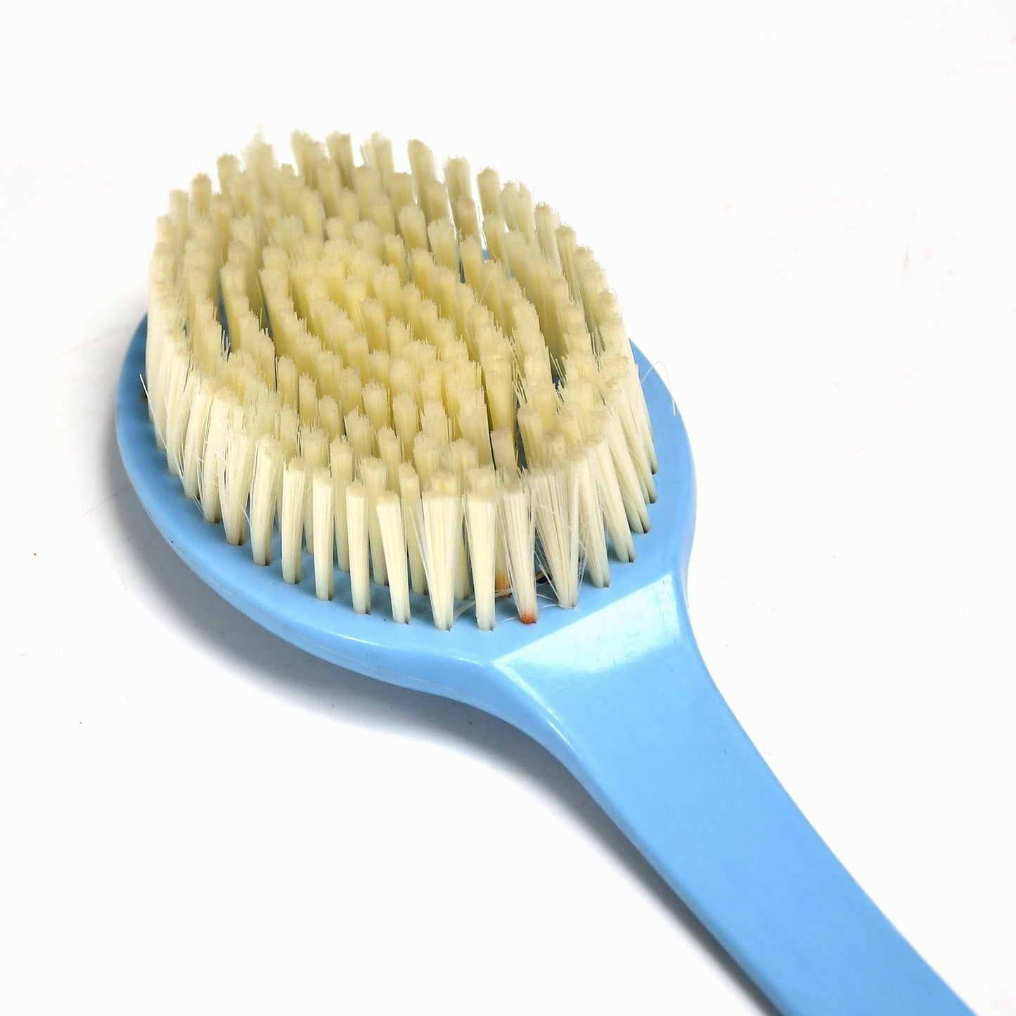 6664 Bath Brush with Bristles, Long Handle for Exfoliating Back, Body, and Feet, Bath and Shower DeoDap