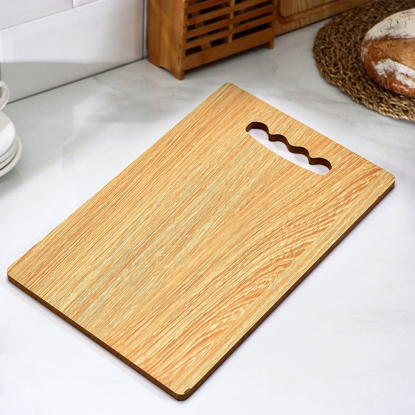 7124 Wooden Chopping Board 26x17 Chopping Vegetable & fruits For Home & Kitchen Use DeoDap