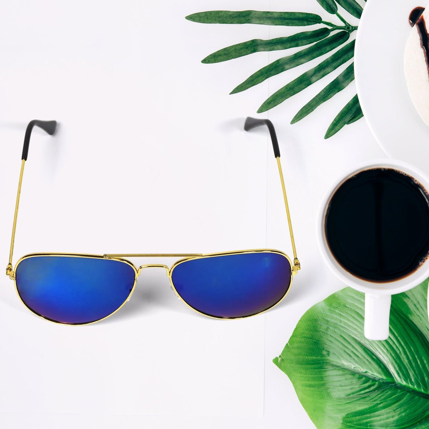 7701 classic Sunglasses for Men & Women, 100% UV Protected, Lightweight DeoDap