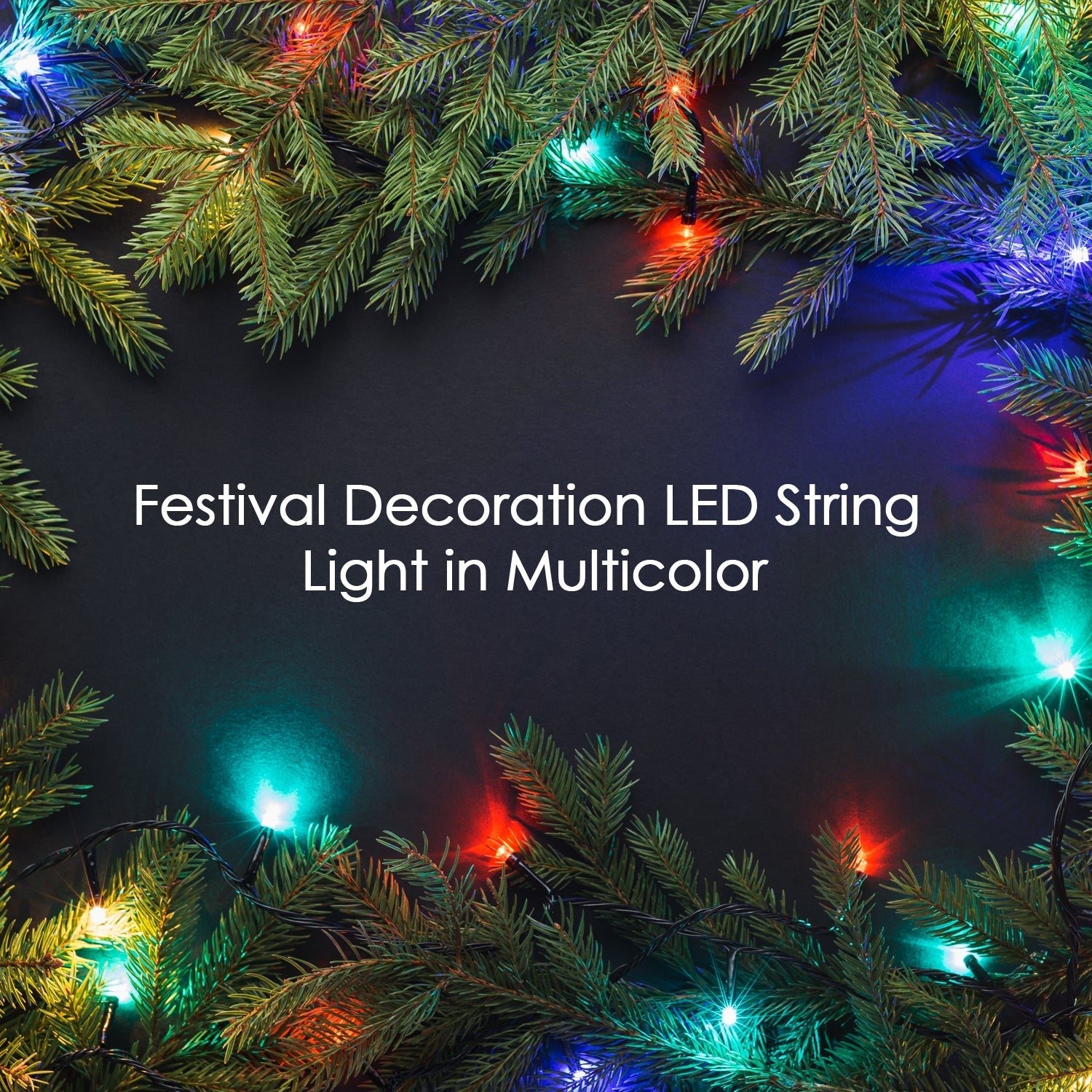7291 4 Meter Festival Decoration LED String Light in Multicolor -000