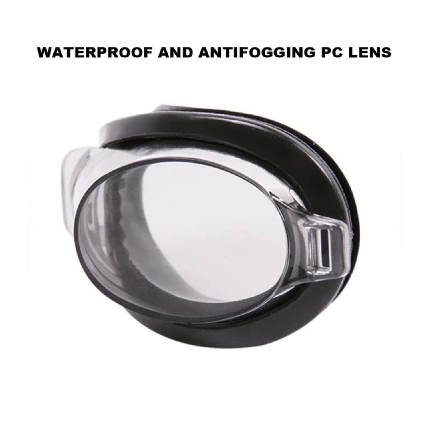 0399 Swimming Goggles  With Ear And Nose Plug Adjustable Clear Vision Anti-Fog Waterproof DeoDap