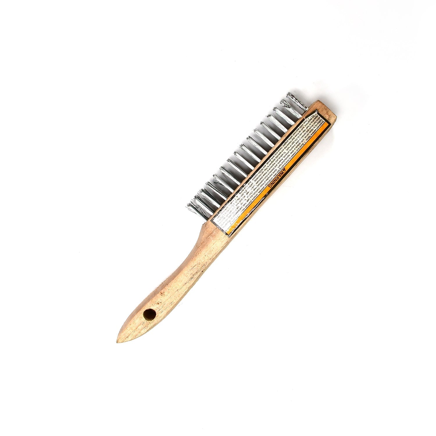 6655 Wooden Handle Wire Brush, Wire for Cleaning Welding Slag and Rust DeoDap