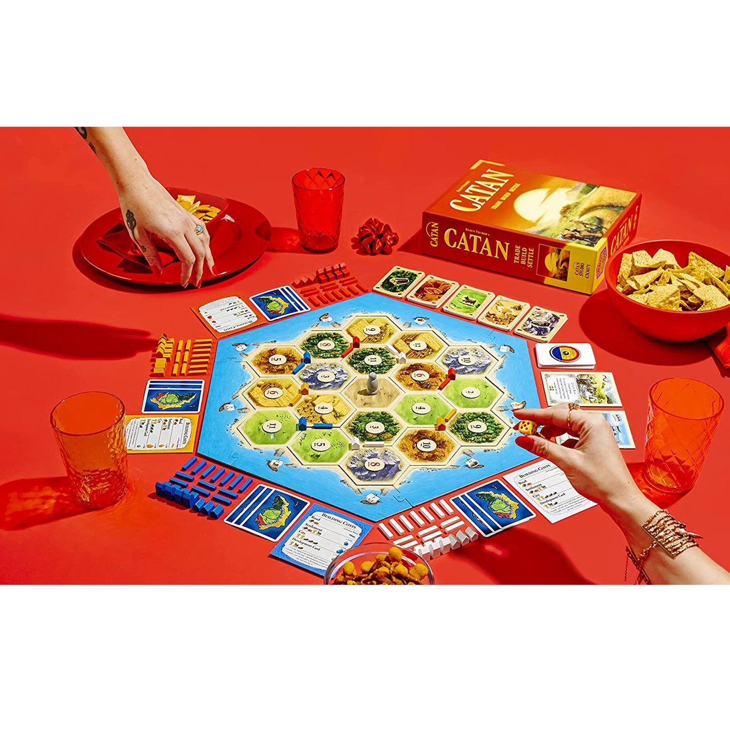 4659 Catan Board Game Extension Allowing a Total of 5 to 6 Players for The Catan Board Game | Family Board Game | Board Game for Adults and Family | Adventure Board Game (Pack of 1) DeoDap