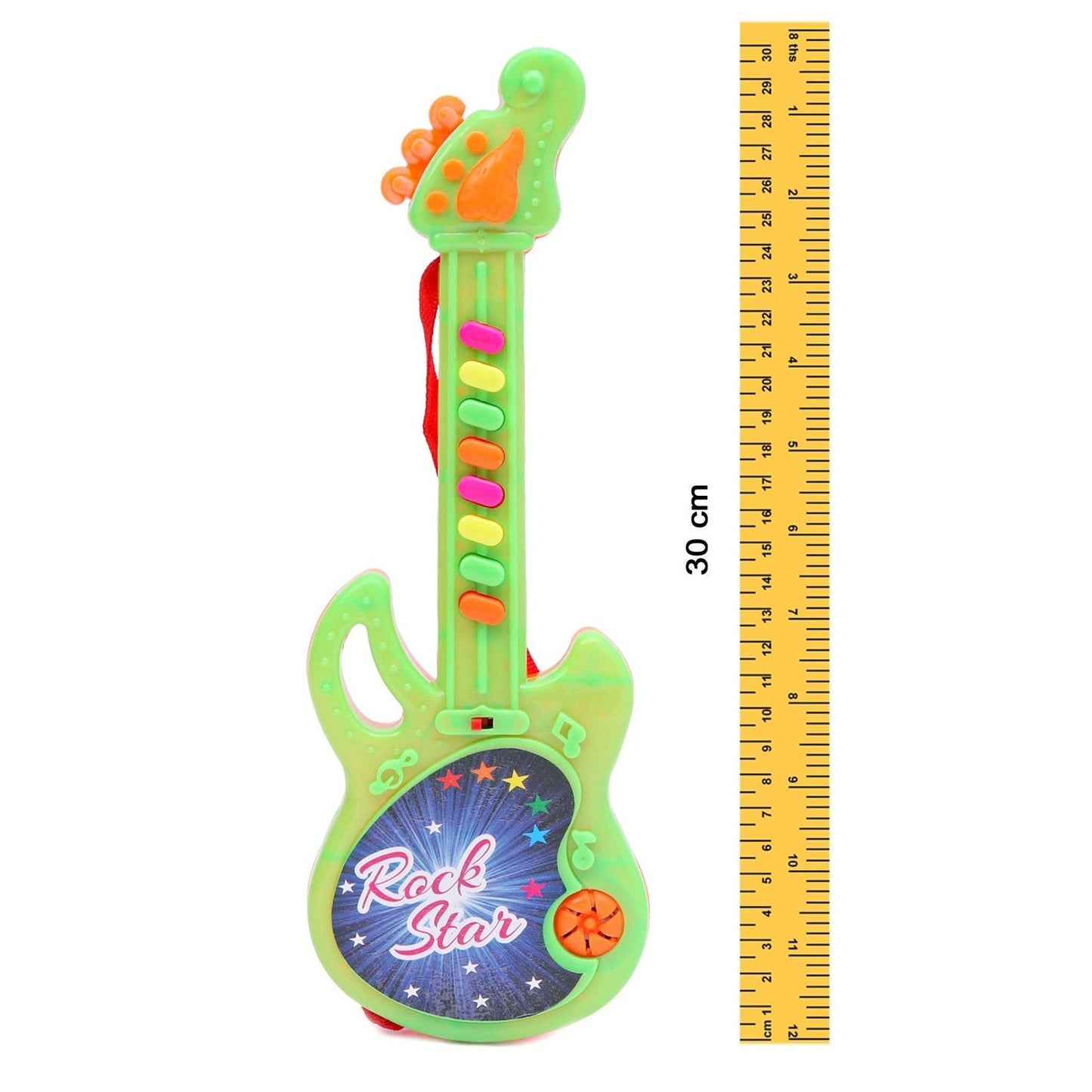 4471 Mini Guitar Colorful with Delightful Music DeoDap