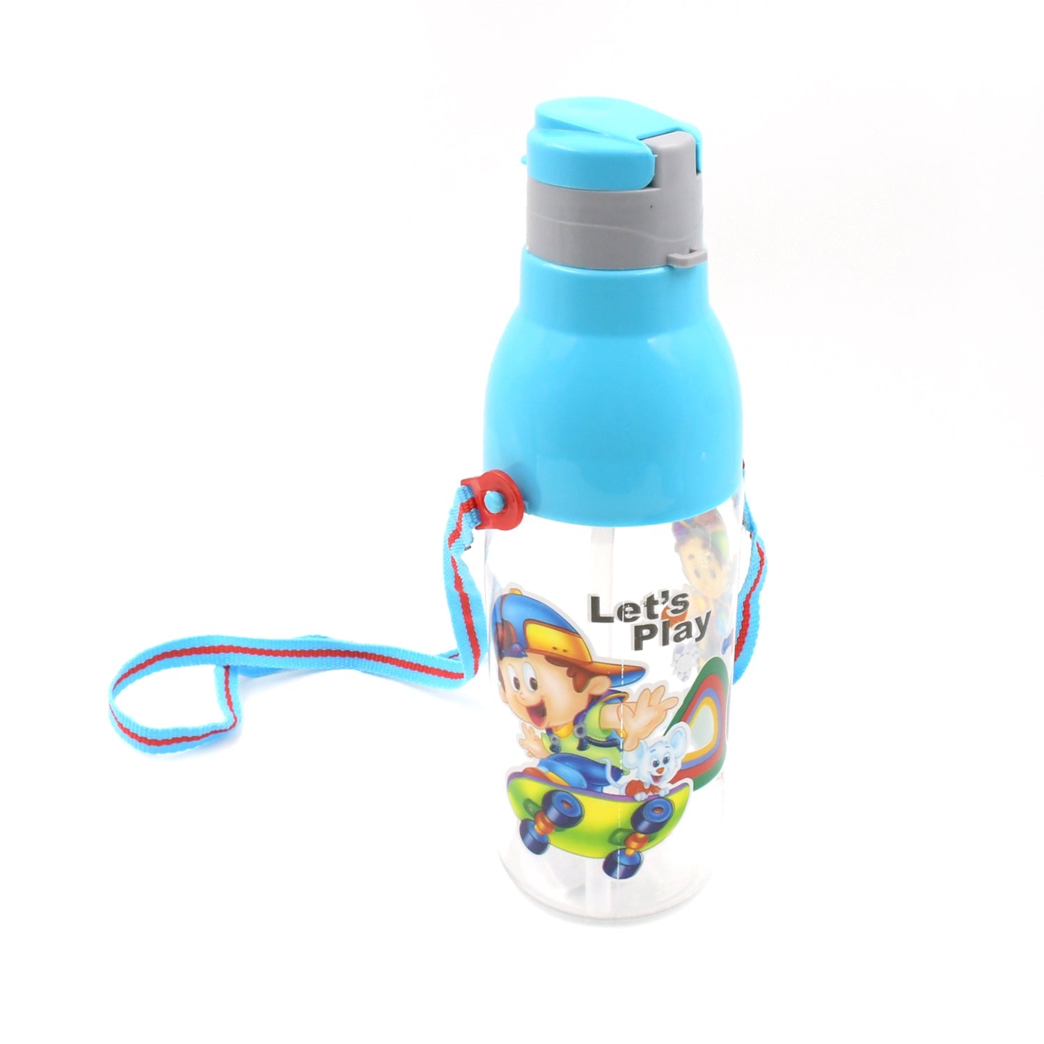 0273 Plastic Tranparent Sports Insulated Water Bottle with Dori & Straw Easy to Carry High Quality Water Bottle, BPA-Free & Leak-Proof! for Kids' School, For Fridge, Office, Sports, School, Gym, Yoga (1 Pc 900ML)