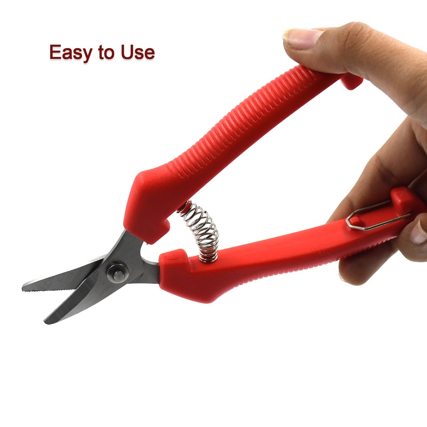 9135 Heavy Duty Stainless Steel Cutter, Non‑slip Trimming Scissors Durable Not Easy To Wear for Gardening Pruning Of Fruit Trees Flowers and Plants
