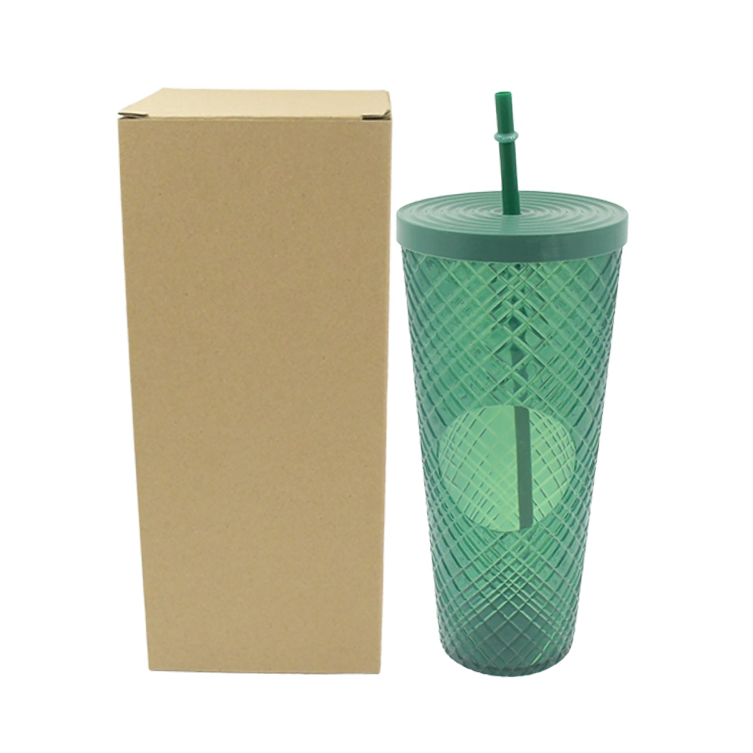 7249 Cup with Straw &  LED Lighting Reusable Matte Studded Tumbler with Leak Proof Lid Water Cup Travel Mug Coffee Ice Water Bottle Double Walled Insulated Tumbler BPA Free (1 Pc)
