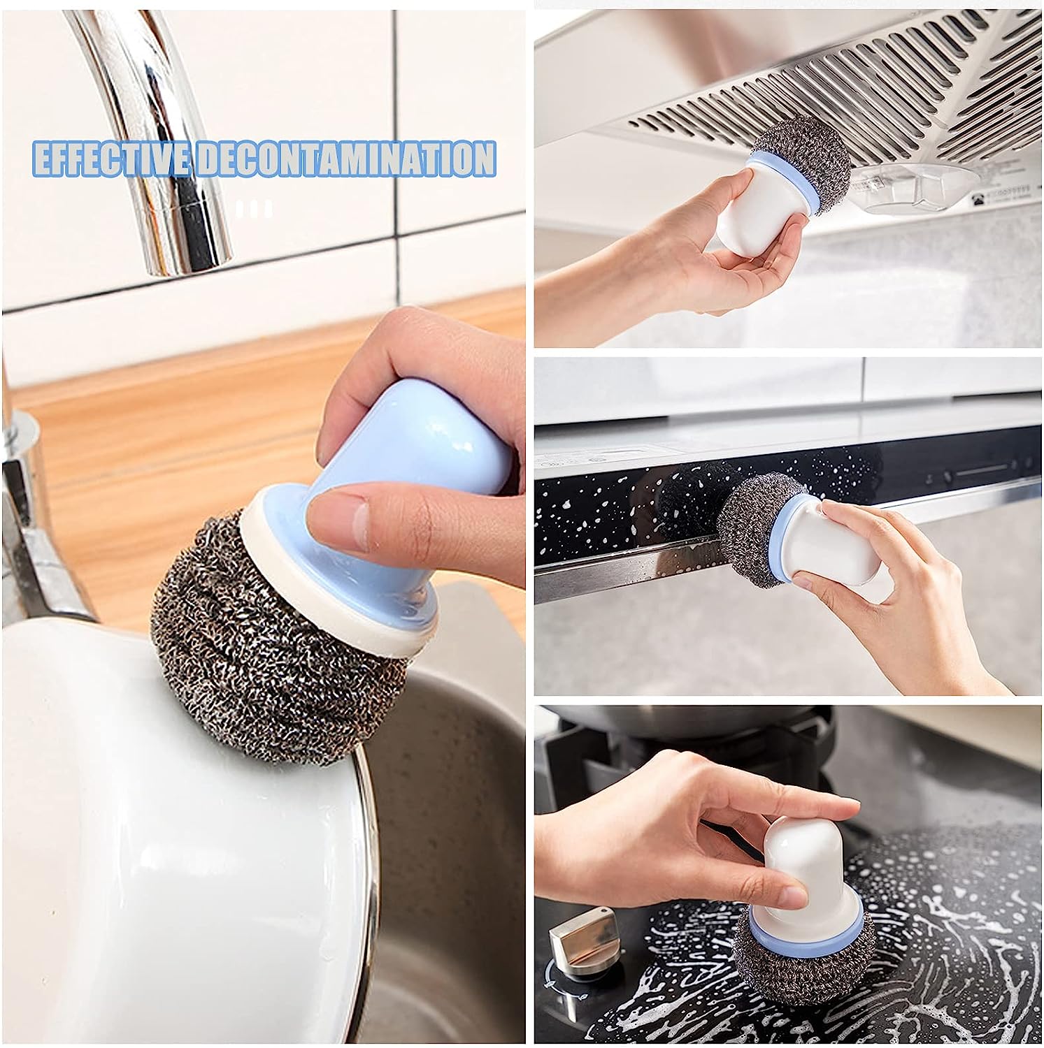 5214 Dish Brush Multifunctional Palm Brush for Dish Kitchen Sink Pot Pan - Dish Scrub Brush Small Cleaning Brush Dish Scrubber Brush Cleaning Brushes for Household Use DeoDap