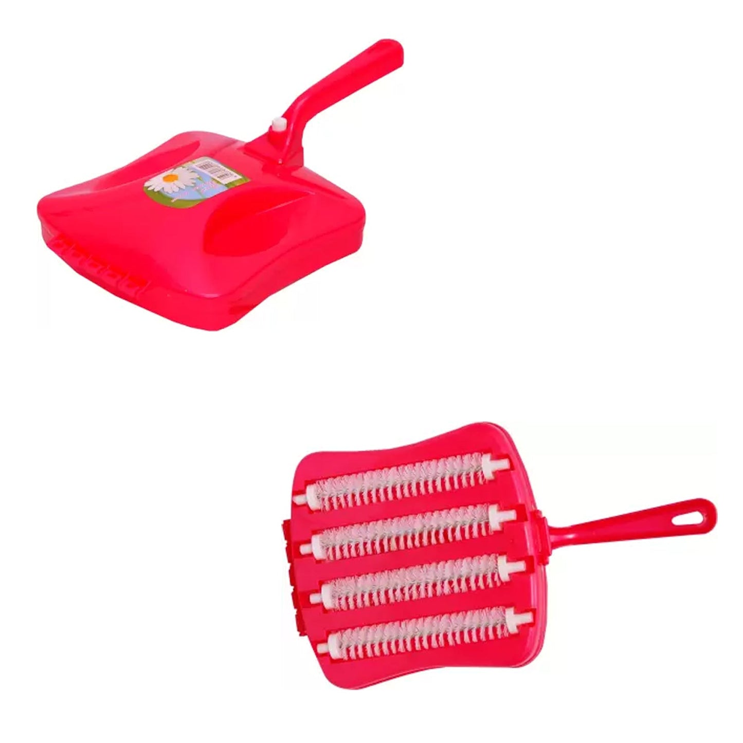 6230 Plastic Handheld Carpet Roller Brush Cleaning with Dust Crumb Collector, Wet, and Dry Brush DeoDap