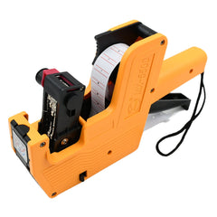 7481 HAND HELD PLASTIC 8 DIGITS PRICE LABEL TAG GUN WIDELY USED IN DEPARTMENTAL STORES AND MARKETS FOR PRICE TAGGING AMONG CUSTOMERS.