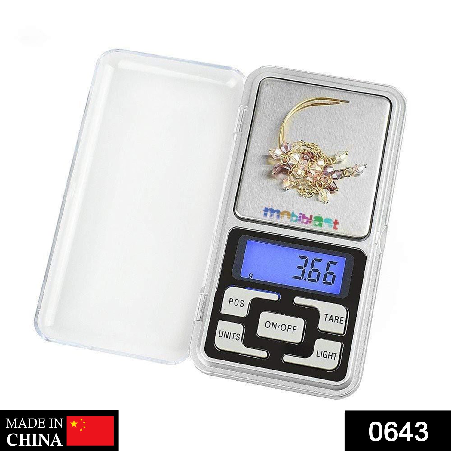 643 Multipurpose (MH-200) LCD Screen Digital Electronic Portable Mini Pocket Scale(Weighing Scale), 200g DeoDap