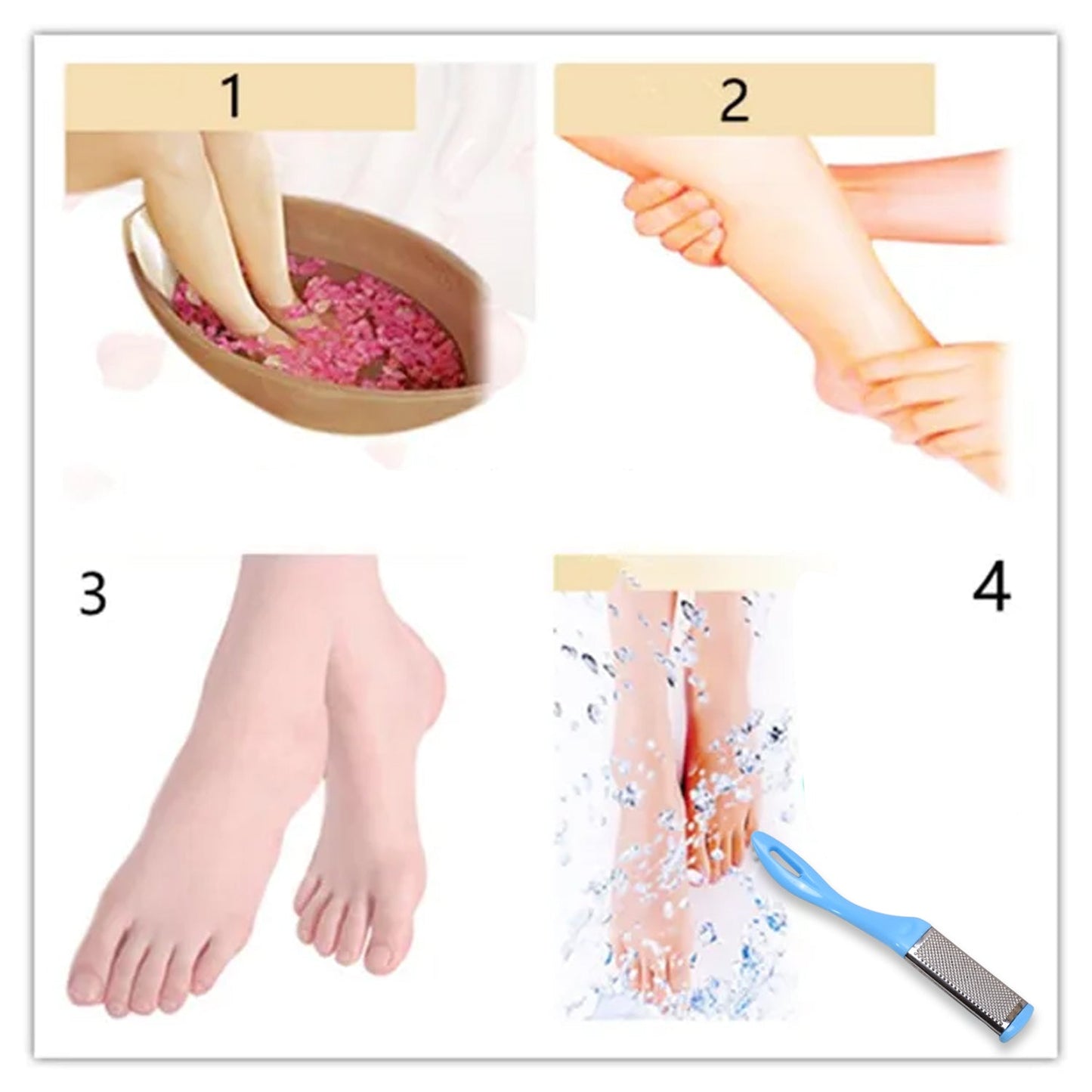 6479 Removing Hard, Cracked, Dead Skin Cells - Professional Callus Remover Foot Corn Remover DeoDap